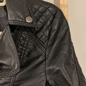 H&M FAuc Leather Jacket